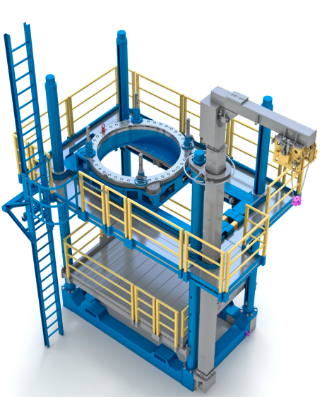3D model of jacking frame