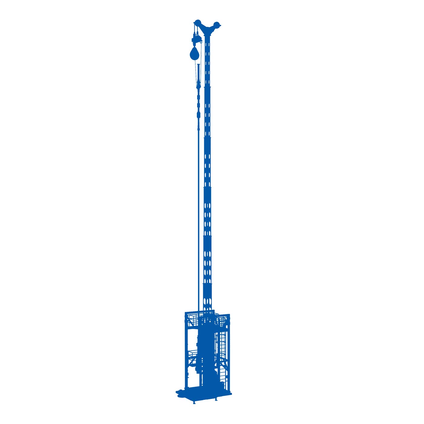 The lynx wireline mast